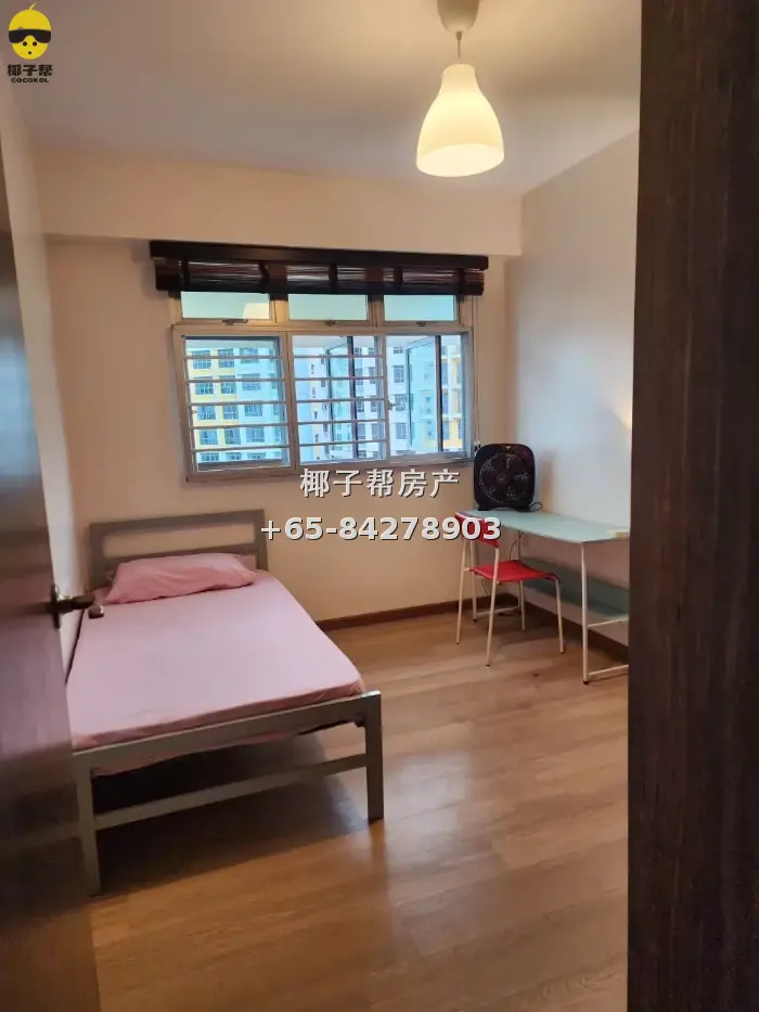 【出租】盛港农道轻轨旁组屋单间 高楼角落位安静宜居