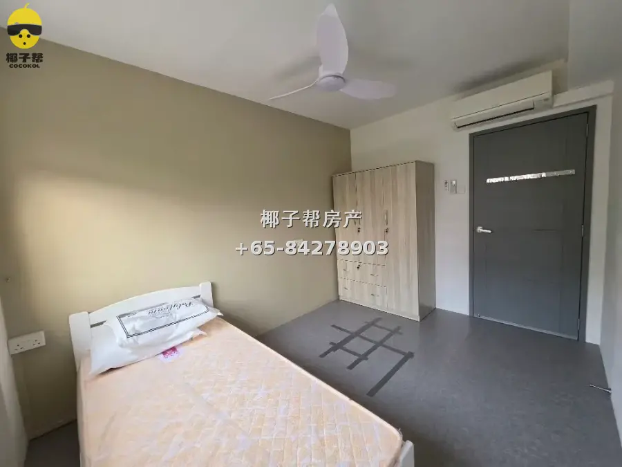 【出租】麦波申玛达地铁旁组屋单间 包水电家具限女生