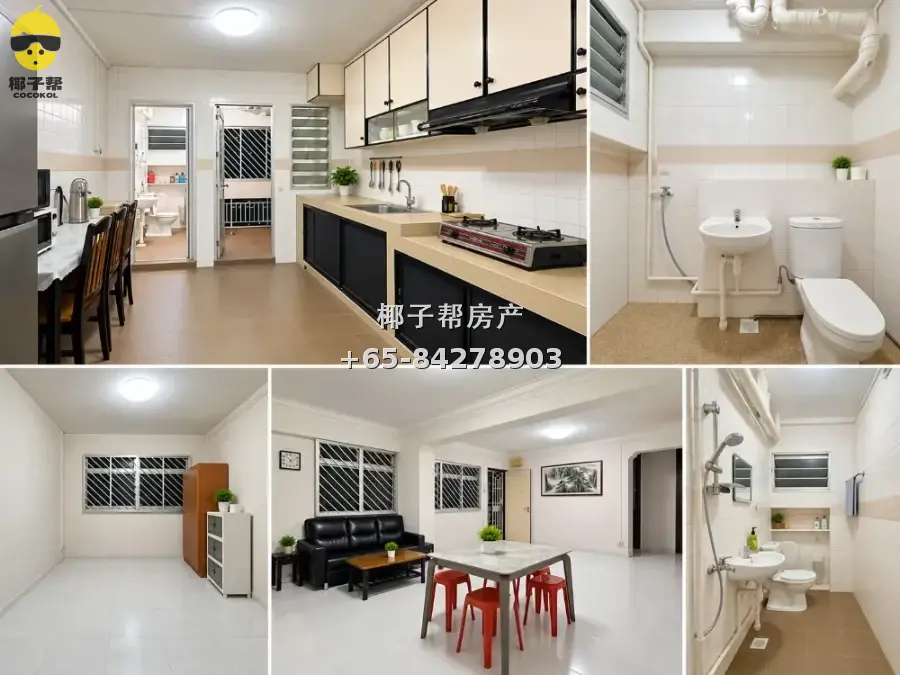 【出租】裕廊西三房组屋整租 近先驱地铁 全家私即住